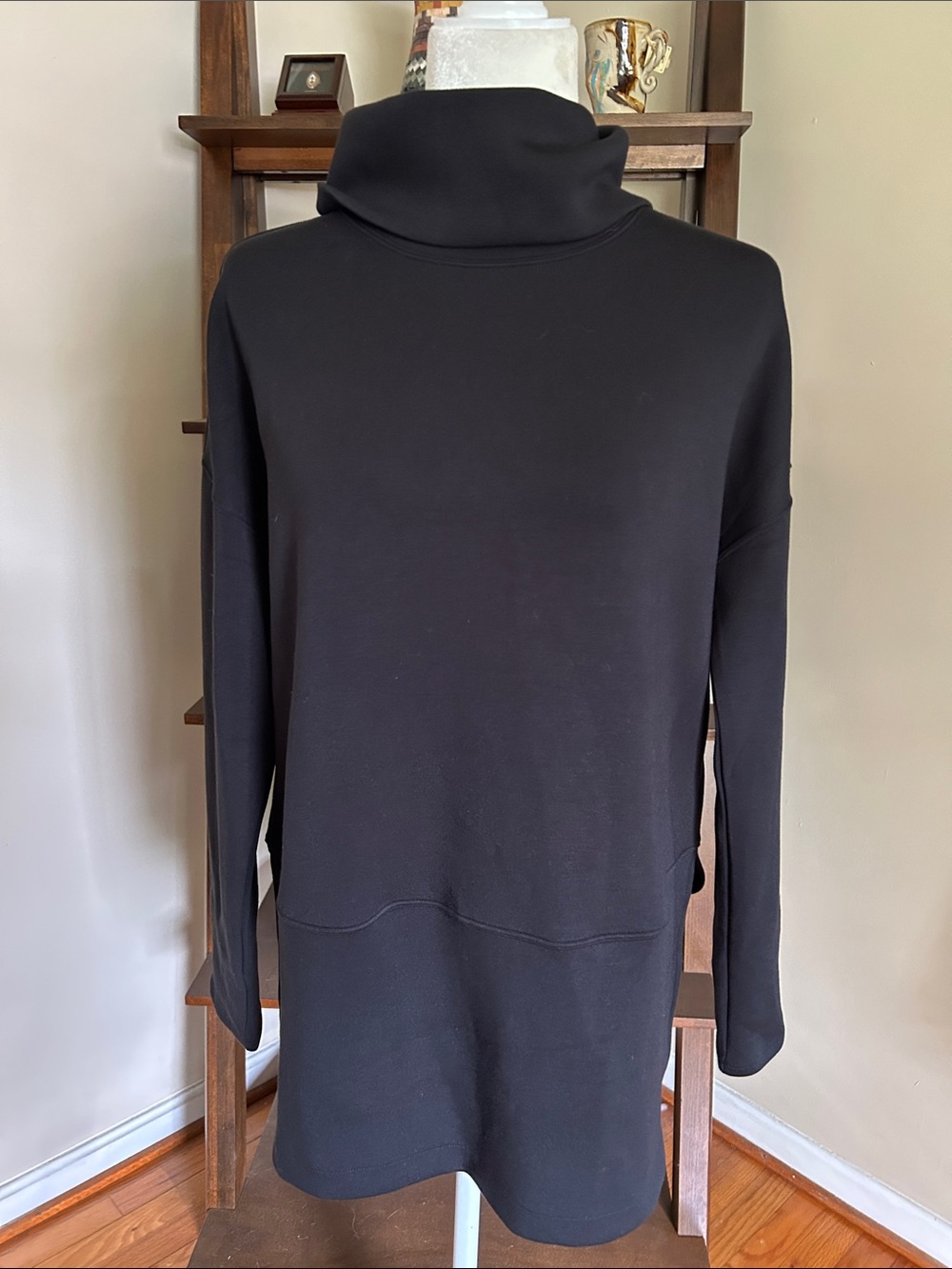 Spanx AirEssentials Turtleneck Tunic in Black